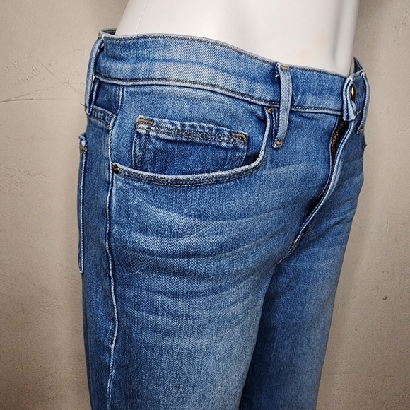 FRAME Denim Le Nouveau Straight Cropped Jeans Size 29 - Picture 7 of 14